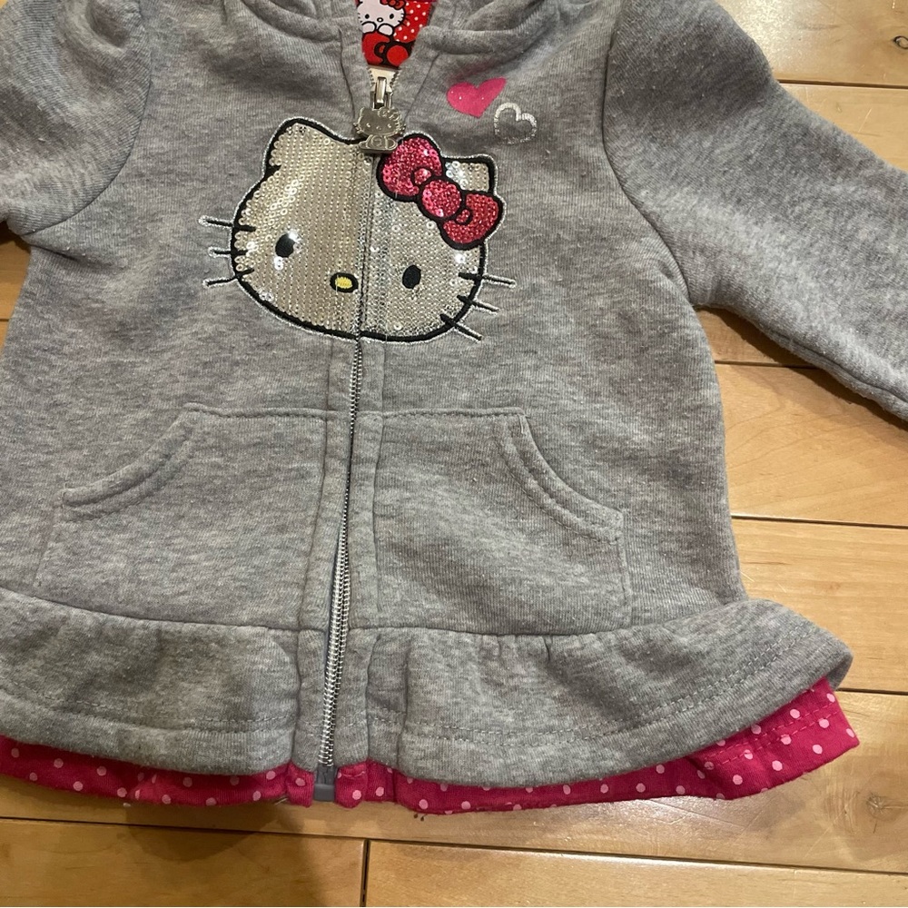 Girls Hello Kitty zip up - Picture 2 of 6